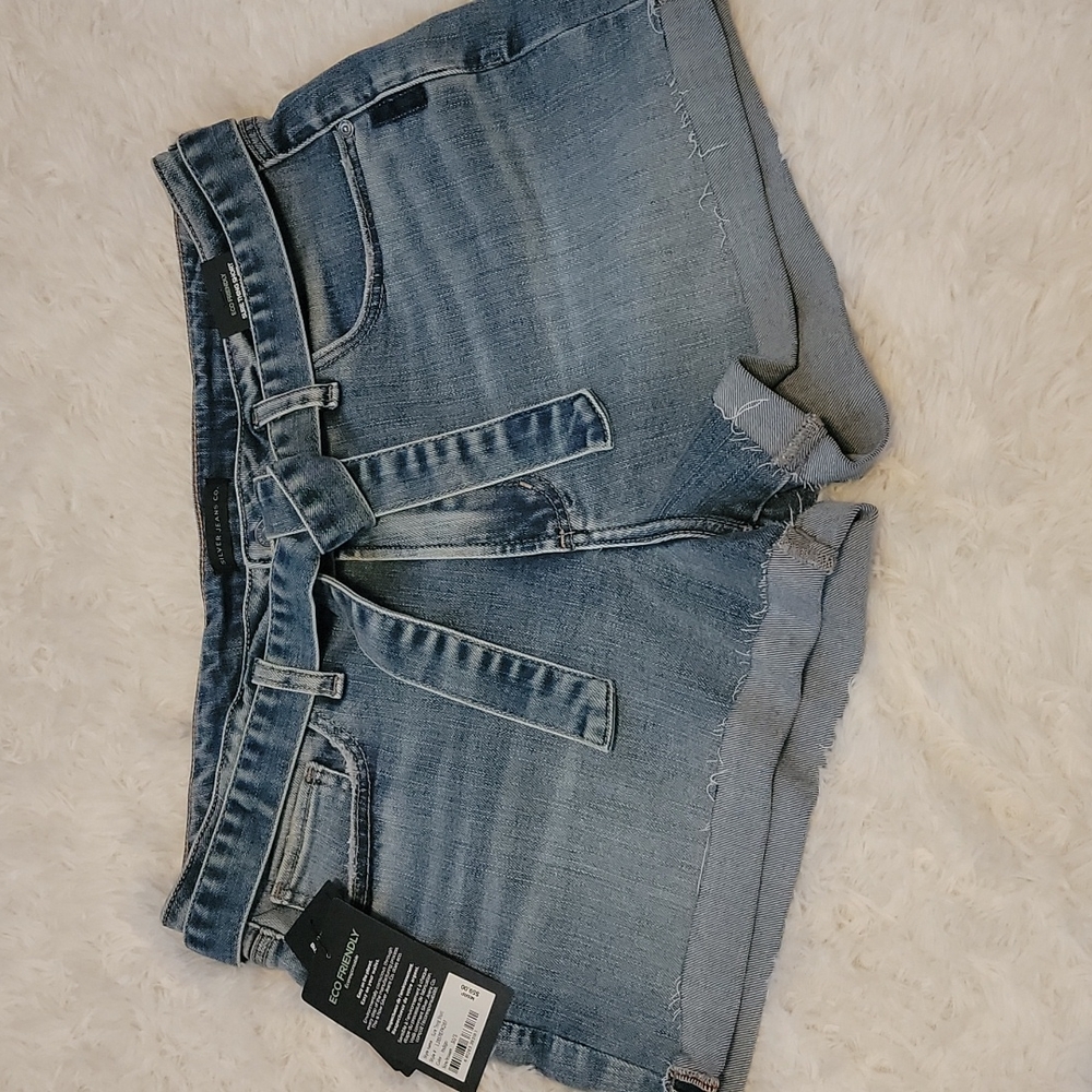 NWT Silver Shorts